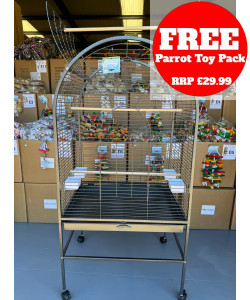 Parrot-Supplies Daytona Top Opening Parrot Cage Antique