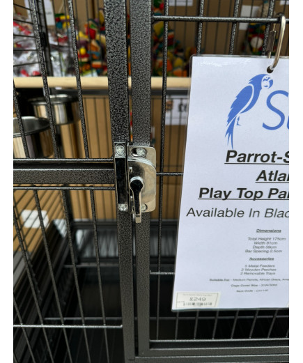 Parrot-Supplies Atlanta Play Top Parrot Cage Antique 