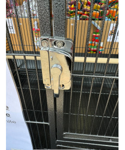 Parrot-Supplies Columbus Open Top House Style Parrot Cage Antique