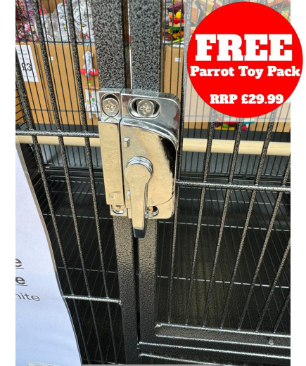 Parrot-Supplies Columbus Open Top House Style Parrot Cage Antique Parrot-Supplies Columbus Open Top House Style Parrot Cage Antique