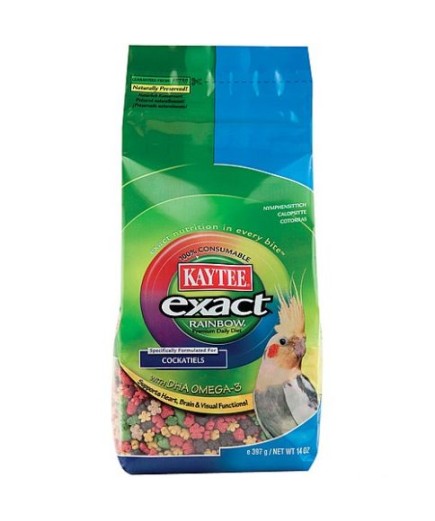 Kaytee Exact Rainbow Cockatiel - 14oz - Complete Diet