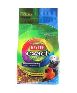 2.5lb Kaytee Exact Rainbow Complete Food for Parrots & Conures