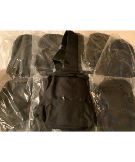 10 X Crossbody Travel Sling Bags - Black