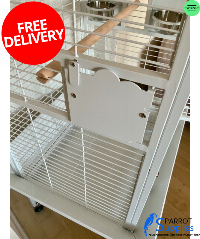 ParrotSupplies Premium Top Opening Parrot Cage Stone